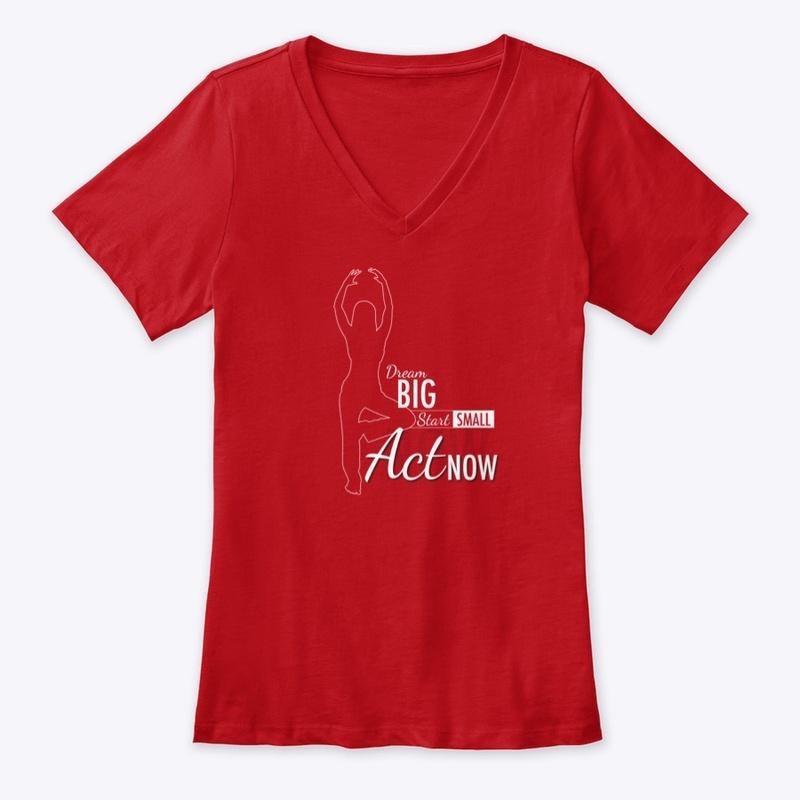 StepFlix dream big red t-shirt